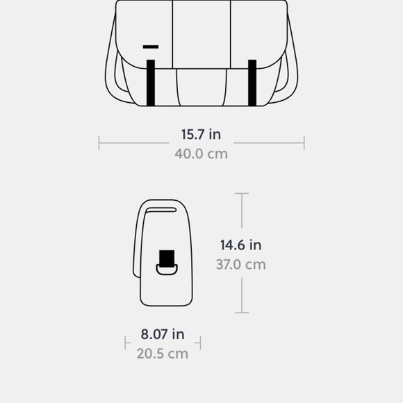 Timbuk2 medium Classic Messenger Bag 0644 - Picture 15 of 17